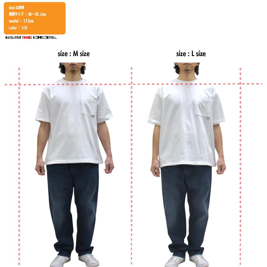 USA COTTON 裾ドローコード付 半袖Tシャツ - 画像 (13)